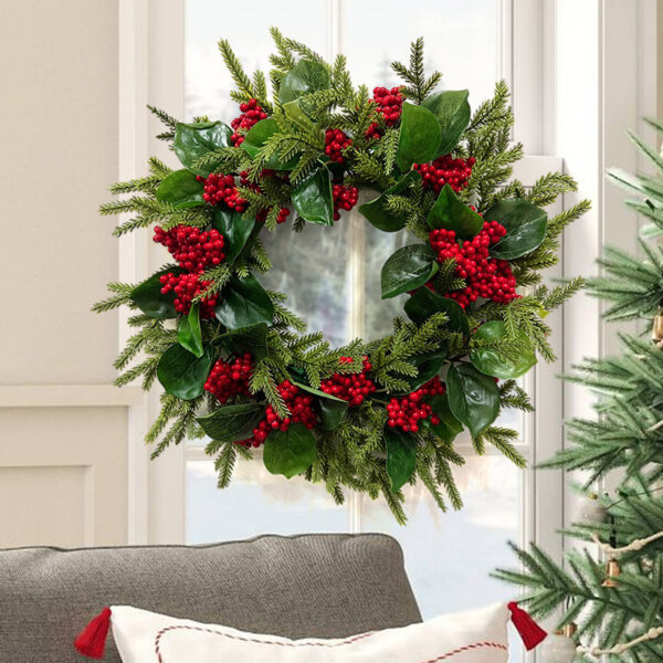 Christmas Chinese Hawthorn Garland Front Door Ornaments - Image 2