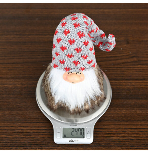 Christmas Decoration Christmas Knitted Hat Doll Ornaments - Image 6