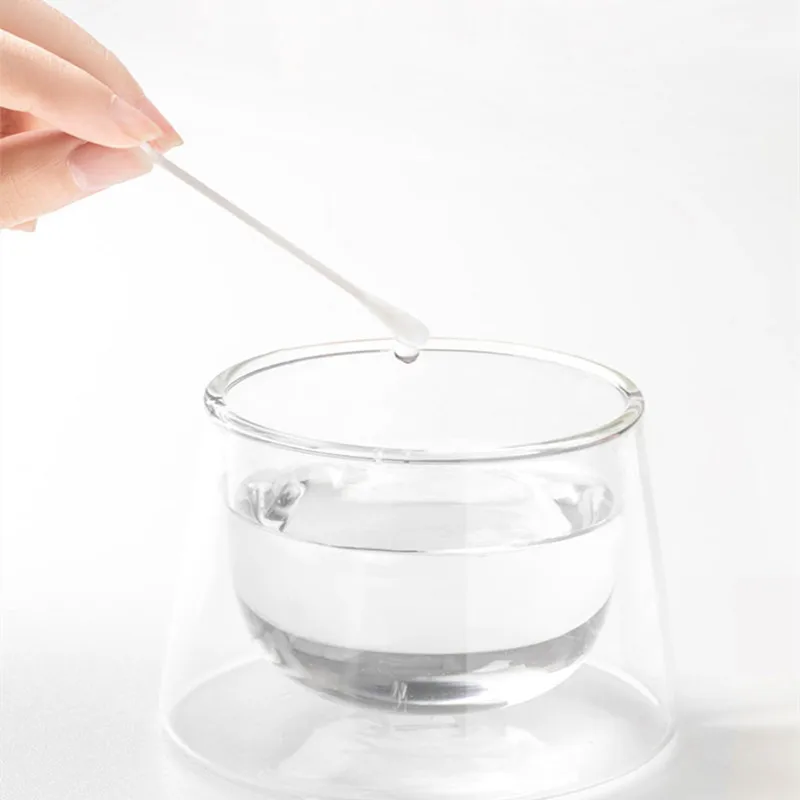 Double Disposable Cotton Swab Makeup Nose Ear Sticks Cleaning Lint Free 200pcs Cotton Spiral Ear Care Buds Swabs Baby Care Tools - Image 5